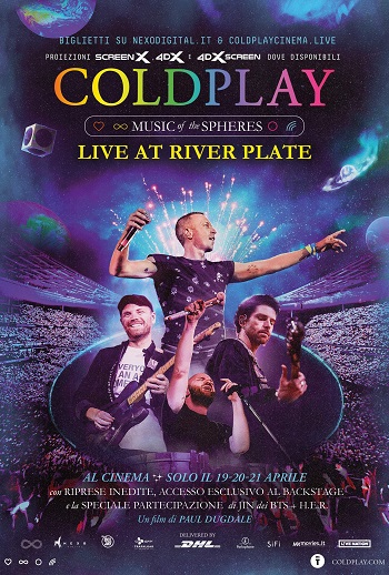 Poster film Coldplay – Music Of The Spheres: Live At River Plate