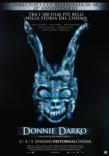 Poster film DONNIE DARKO Director’s Cut restaurata in 4k
