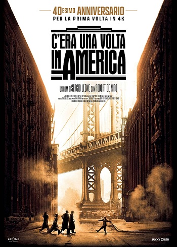 Poster film C'era una Volta in America - 40° Anniversario