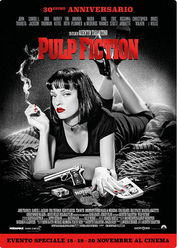 Poster film Pulp Fiction – 30° Anniversario